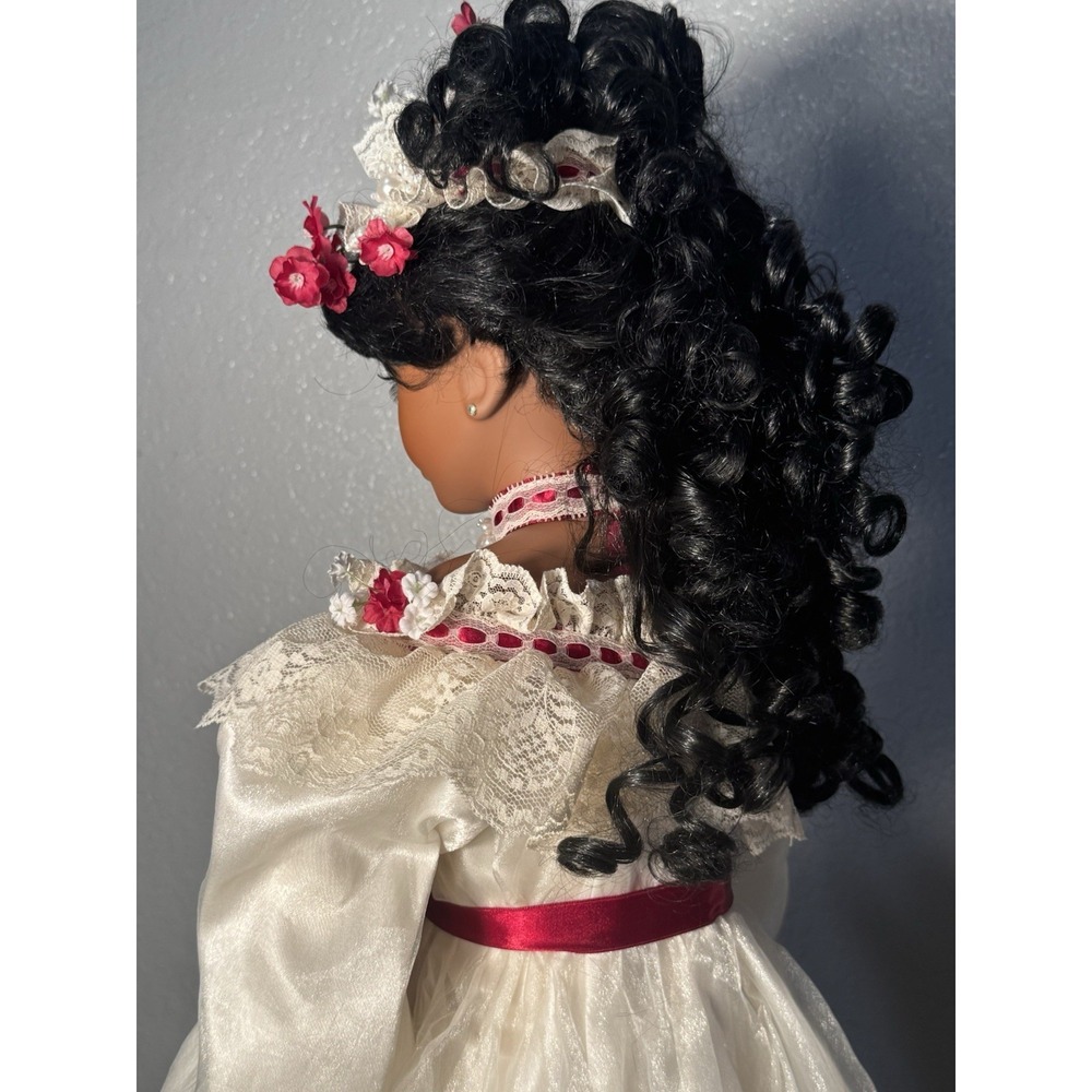 29" Rustie  Caylon  African American  Doll   GORGEOUS Red And White 601/1000 - Picture 13 of 16
